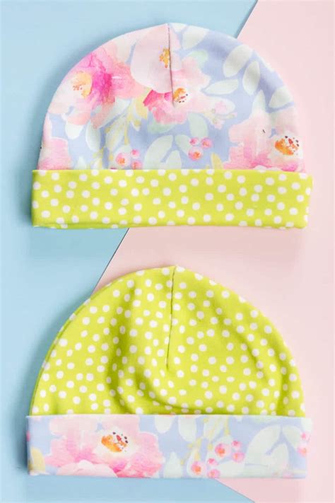 Diy Baby Hat Sewing Pattern And Tutorial Knit Baby Hat