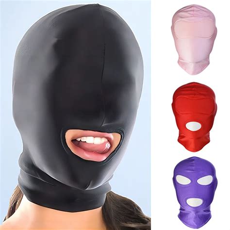 Masque Facial Sexy Pour Femme Cagoule 1 2 3 Trous Casquette Capuche