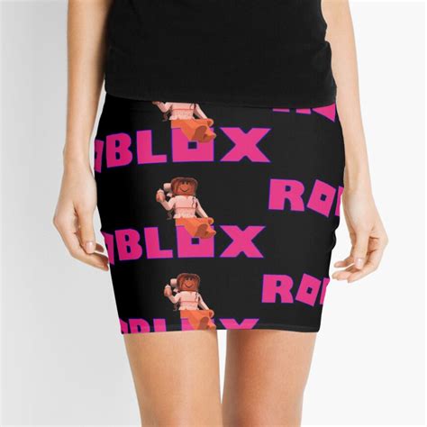 Roblox Girls Roblox Meganplays Aesthetic Roblox Girl Mini Skirt By Pixdesign Redbubble