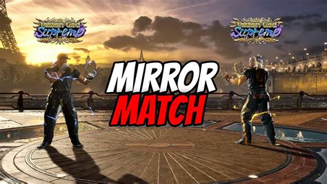 Tekken Hwoarang Mirror Match Madness Youtube