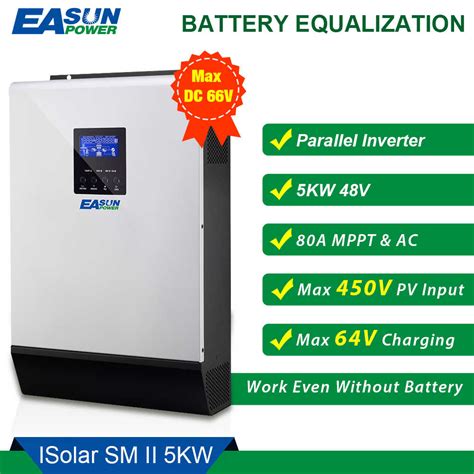 Easun Power W Solar Inverter Kva Vdc Pv A Mppt Parallel