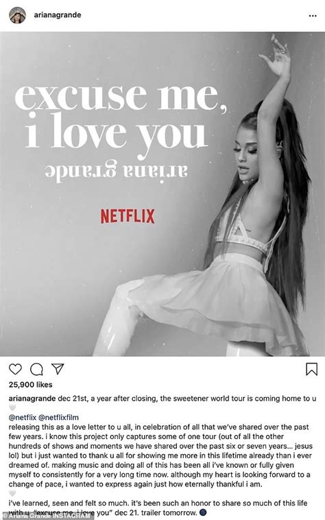 Ariana Grande announces new Netflix film from her Sweetener concert ...