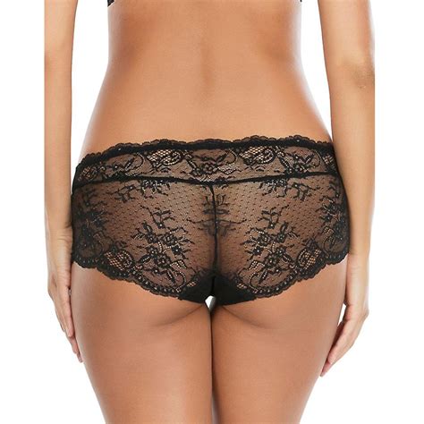 Snazzy Value Pack Of Black White Lace Hipster Buy Online India