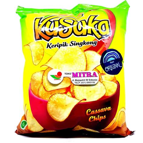 Jual KUSUKA KERIPIK SINGKONG ORIGINAL 180gr Shopee Indonesia