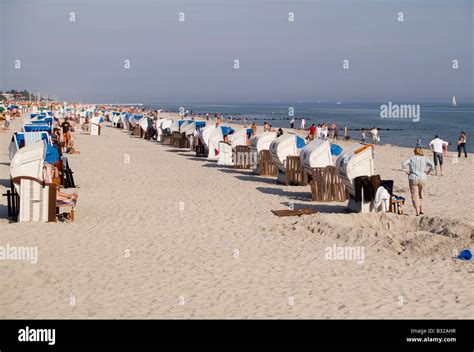 Gr Mitz Beach Schleswig Holstein Stock Photo Alamy