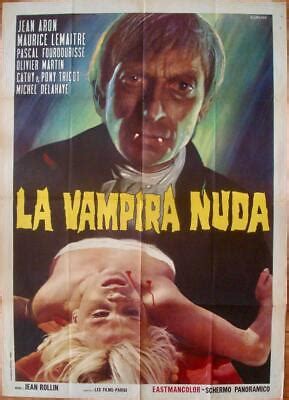 Nude Vampire Naked La Vampire Nue Italian F Movie Poster X Jean