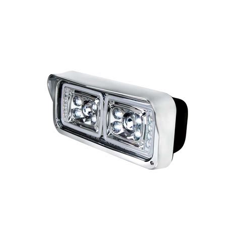 Headlights All Led Dual Function Chrome Headlight For Peterbilt