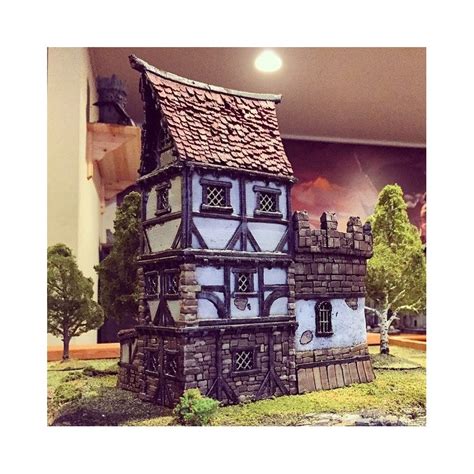 Dnd Winterdale War Cottage Warhammer Tabletop Village Scatter Terrain