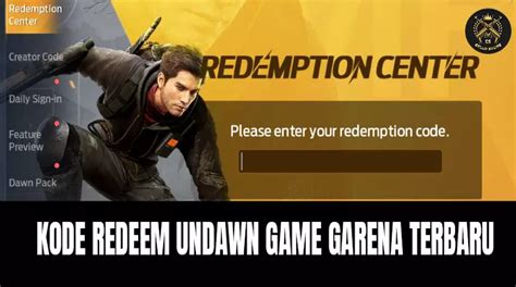 Kode Redeem Undawn Game Garena Terbaru