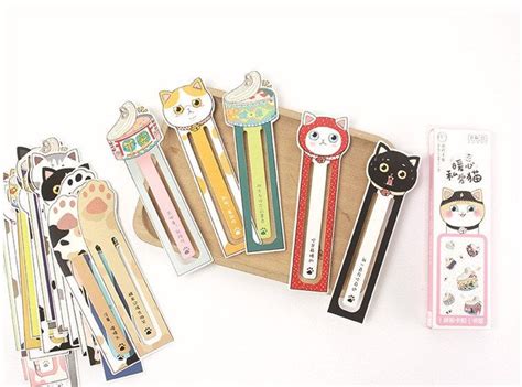 30 Pcs Kawaii Cat Cute Cat Bookmarks In 1 Box By Ginkosupplies On Etsy