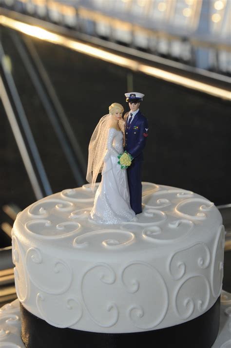 Coast Guard Nautical Wedding Cake Topper Coast Guard Wedding