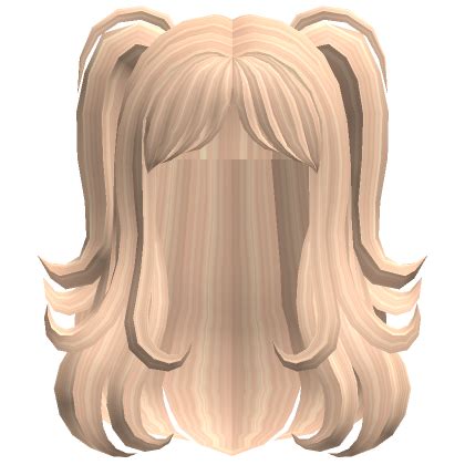 Blonde Fluffy Anime Hair With Pigtails Roblox Item Rolimon S