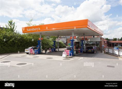 Supermarket Petrol Station Sainsburys Hi Res Stock Photography And