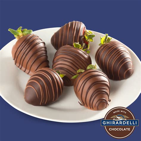 Ghirardelli Classic Chocolate Dipped Strawberries Love Berries