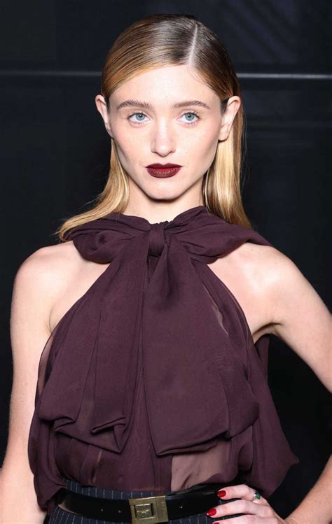 Natalia Dyer Attends the Saint Laurent Fashion Show During 2023 Paris