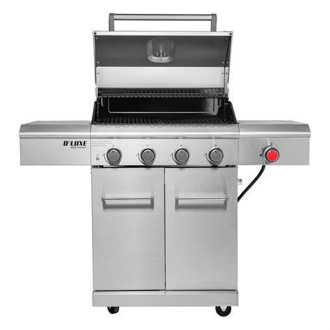 Nexgrill Deluxe 4 Burner Propane Gas Grill With Infrared Side Burner