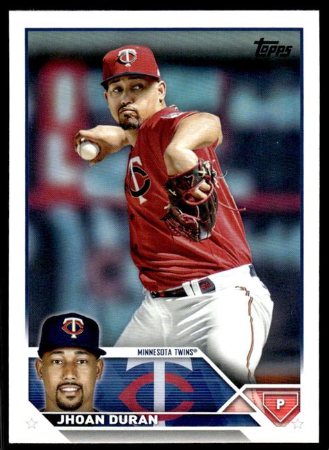 2023 Topps 218 Jhoan Duran Minnesota Twins Baseball Card EBay