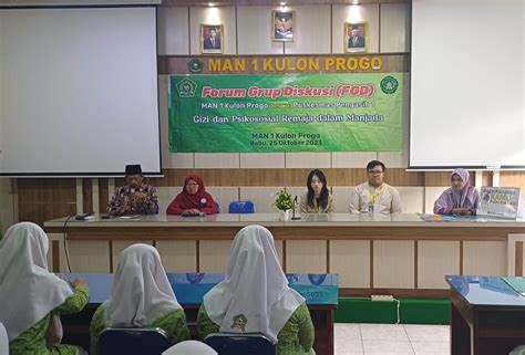 Man Kulon Progo Gandeng Puskesmas Pengasih Gelar Fgd Kesehatan Gizi