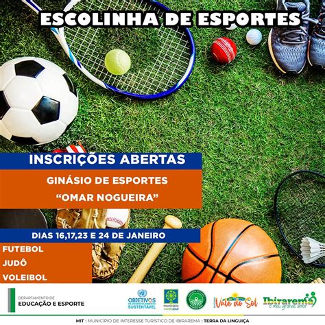 Prefeitura de Ibirarema SP INSCRIÇÕES ABERTAS ESCOLINHA DE FUTEBOL