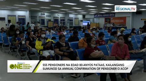 One North Central Luzon SSS Pensioners Na Edad 80 Anyos Pataas