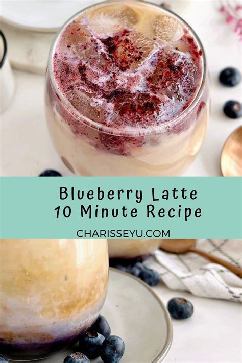 Blueberry Latte Recipe Easy Coffee Recipes Coffee Drink Recipes