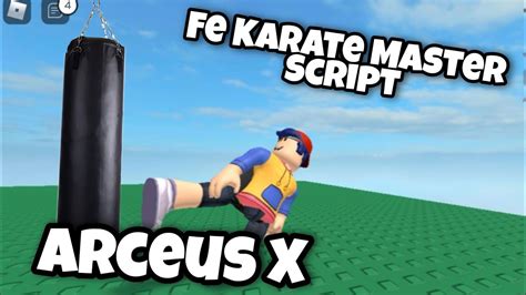 Arceus X Fe Karate Master Script 😱 Youtube