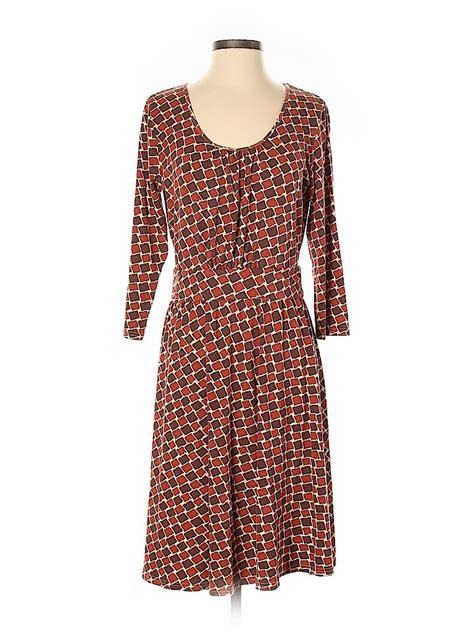 Garnet Hill Print Red Casual Dress Size S 89 Off Thredup