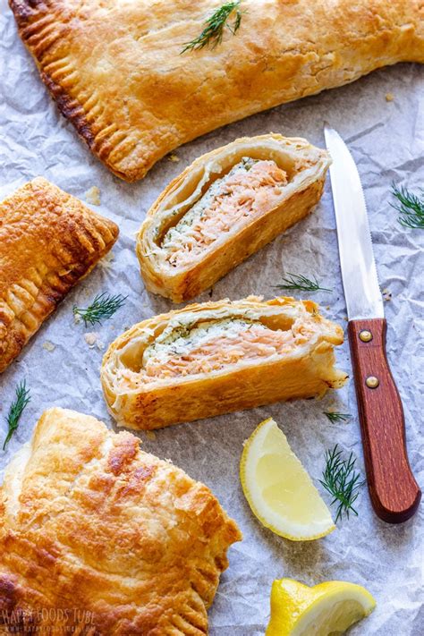 Salmon In Puff Pastry Recipe Happy Foods Tube