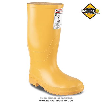 Bota Workman Safety Food Industry S P Pu Amarallia Mundo Industrial