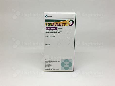 Alefort 70 Mg 2800 Iu 4 Efervesan Tablet Fiyatı