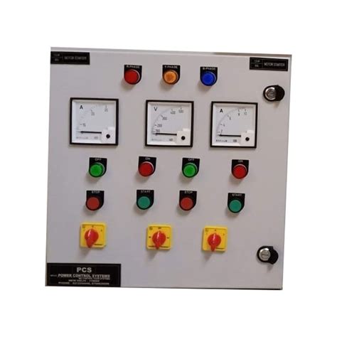 Copper Three Phase Semi Automatic Dol Starter Panel 415 V 20 Kw At Rs