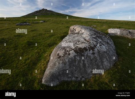 Rough Tor Bodmin Moor Cornwall Stock Photo Alamy