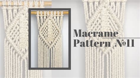 Diy Macrame Pattern Macrame Diamond Pattern Fishbone Diamond