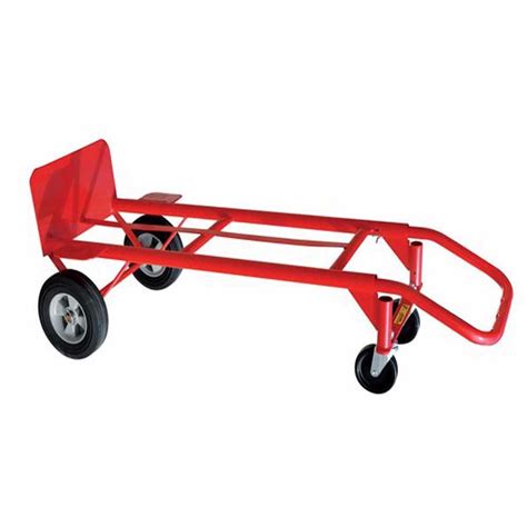 Four Wheel Mild Steel Drum Lift Trolley For Industrial Loading