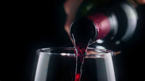 Free Video Footage No Copyright Pouring Red Wine From A Bottle Very Close View Youtube