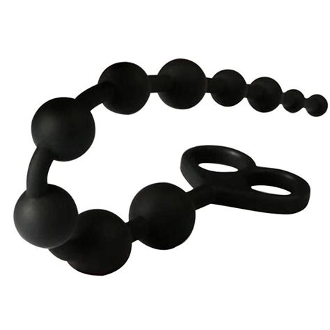 Wholesale Soft Silicone Anal Beads Butt Plug Dildo Massager Anal Sex
