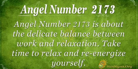 Angel Number 2173 Meaning Set Your Mind Positively SunSigns Org