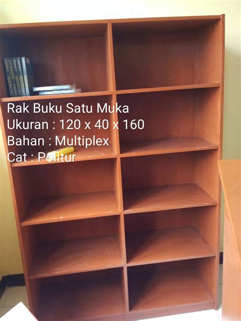 Rak Buku Satu Muka Siplah