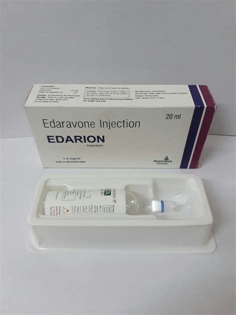 10mL 20mL Allopathic Edaravone Injection 1 5 Mg Intramuscular