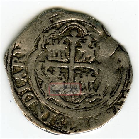 Hispanic Silver Colonial 1 Real 1556 1598 Mexico O Felipe Ii