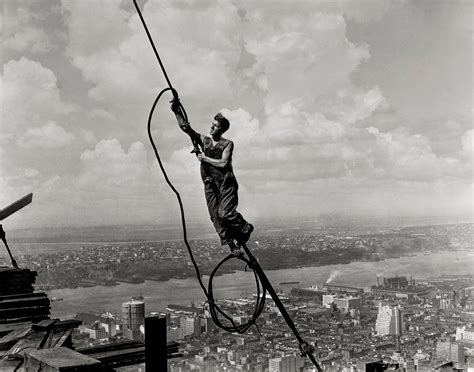 Icarus Lewis Hine Iconic Photo 1930 Empire State Building Nyc