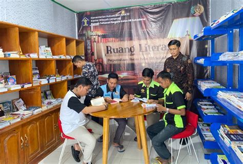 Antusias Perpustakaan Rutan Kelas Iib Sukadana Jadi Tempat Favorit