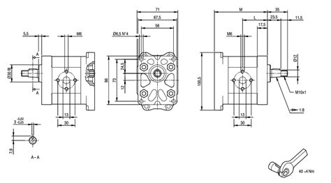 Marzocchi ALP Hydraulic Gear Pump ALP1 POOCCA