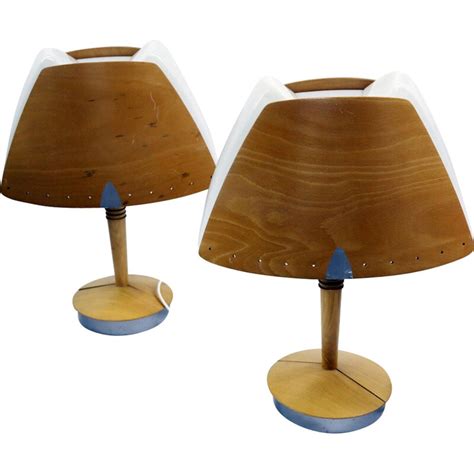 Paire de lampes de table vintage française pour Lucid Lampes 1970