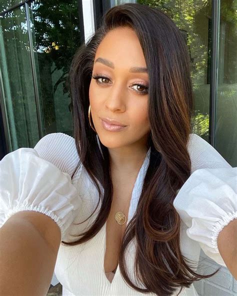 Tia Mowry Reveals Platinum Blonde Hair and Curtain Bangs on Instagram