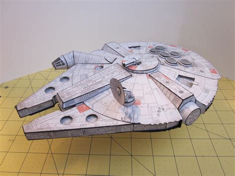 Papercraft Millennium Falcon By Enc86 On Deviantart