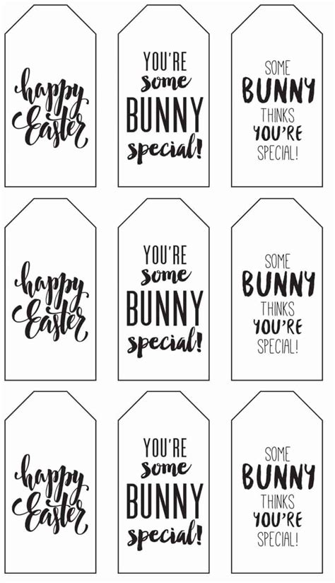 Free Printable Easter Labels