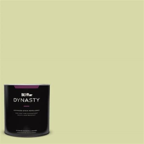 Behr Dynasty Qt C Celery Sprig Eggshell Enamel Interior Stain