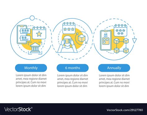 Ar Tool Subscription Infographic Template Vector Image