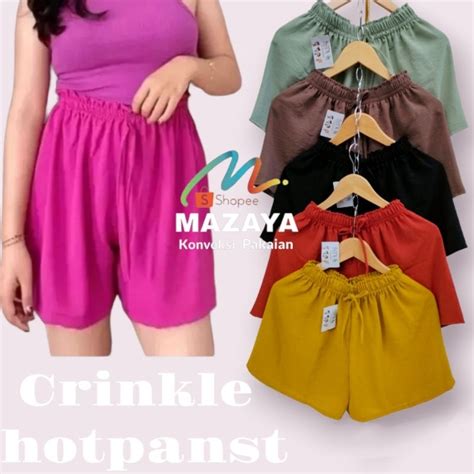 Jual Celana Pendek Wanita Dilani Chacha Hotpants Cringkle Premium